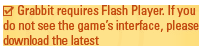 Grabbit requires Flash Player. If you do not see the game's interface, please